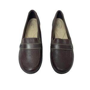 Collections By Clarks Ultimate Comfort Brown Slip On Platform Shoes Size 10 W